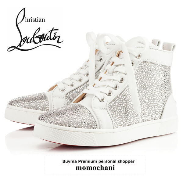 【春夏新作】2015SSルブタン Christian Louboutin Louis Woman クリスタルスニーカー D68459